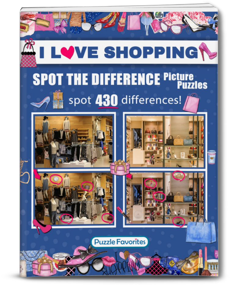 I Love Shopping Picture Puzzle Book